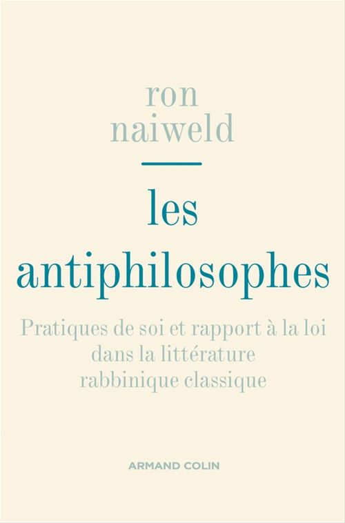 ebook cover of Les antiphilosophes, by Ron Naiweld