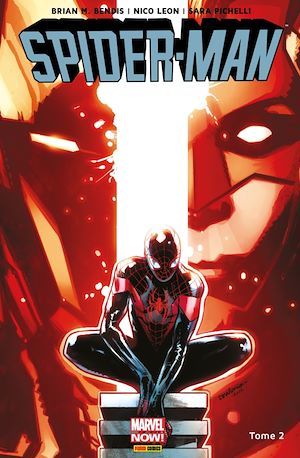 ebook cover of Spider-Man (2016) T02, by Brian Michael Bendis, Nico Leon, Sara Pichelli