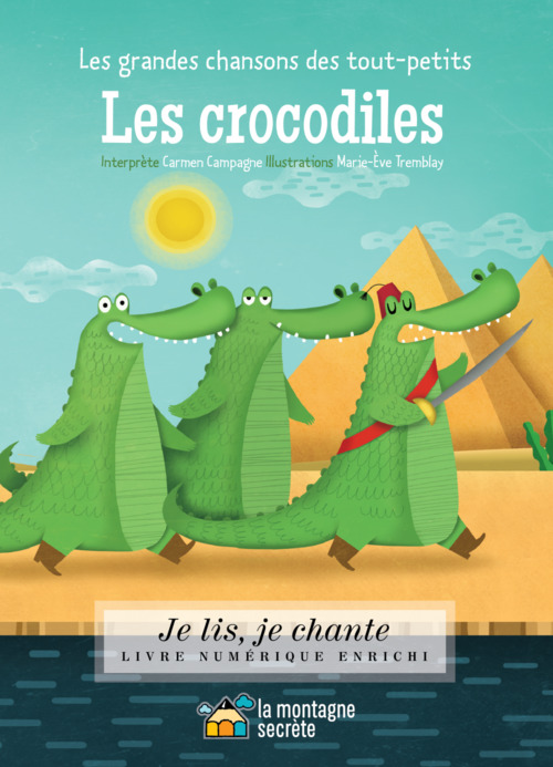 ebook cover of Les crocodiles (contenu enrichi), by Domaine Public