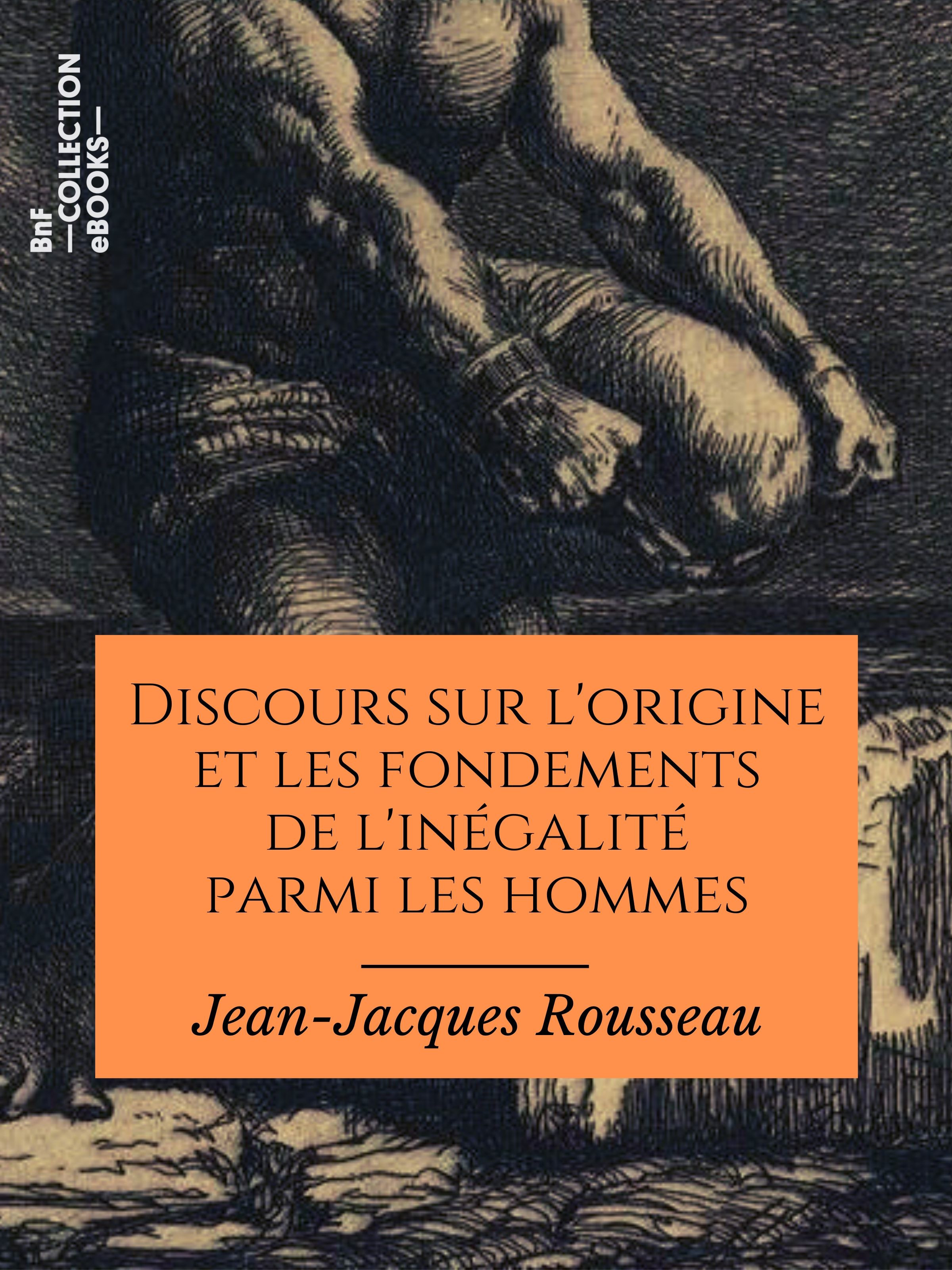 ebook cover of Discours sur l'origine et les fondements de l'inégalité parmi les hommes, by Jean-Jacques Rousseau