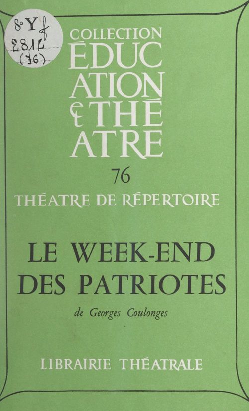Couverture ebook de Le week-end des patriotes, de Georges Coulonges
