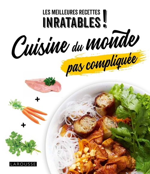 Couverture ebook de Cuisine du monde pas compliquée, de Blandine Boyer