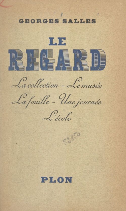 Couverture ebook de Le regard, de Georges Salles