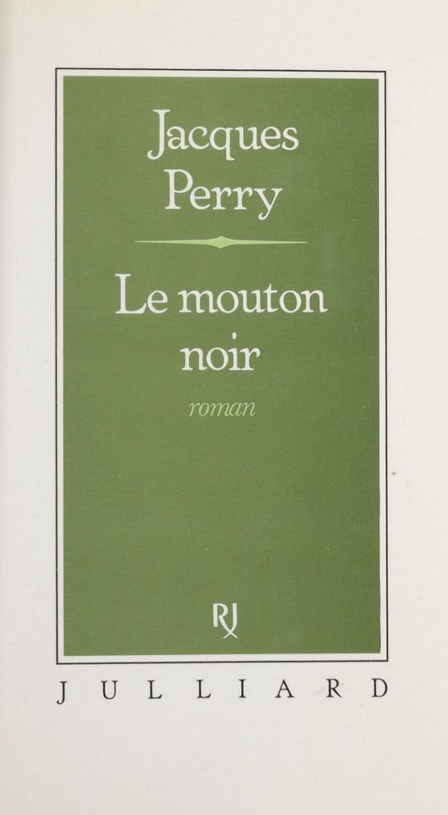 ebook cover of Le Mouton noir, by Jacques Perry