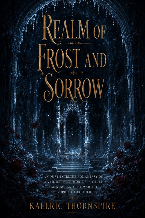 ebook cover of Realm of Frost and Sorrow, by Kaelric Thornspire