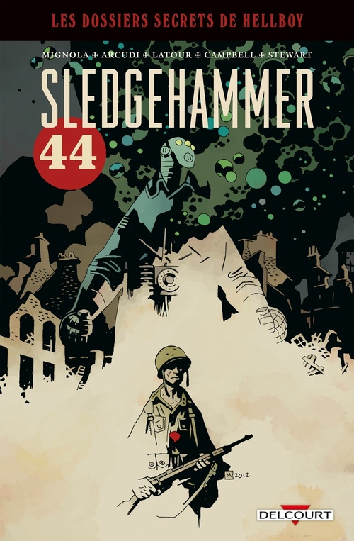 ebook cover of Hellboy - Dossiers secrets - Sledgehammer 44, by John Arcudi