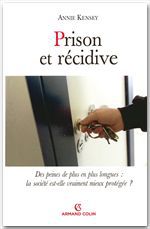 Couverture ebook de Prison et récidive, de Annie Kensey