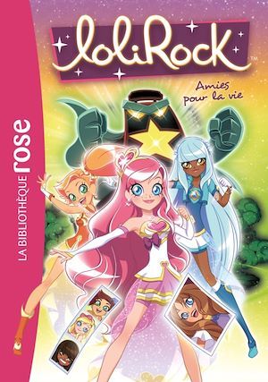 Couverture ebook de LoliRock 16 - Amies pour la vie, de Marathon Média