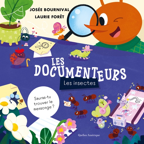 Couverture ebook de Les Documenteurs - Les insectes, de Josée Bournival