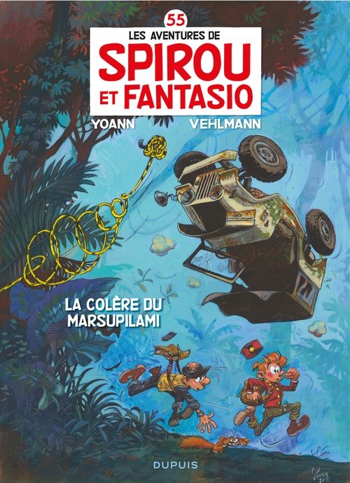 Couverture ebook de Spirou et Fantasio - Tome 55 - La colère du Marsupilami, de Fabien Vehlmann, Yoann