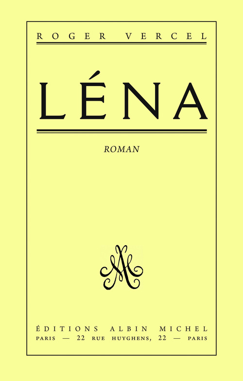ebook cover of Léna, by Roger Vercel