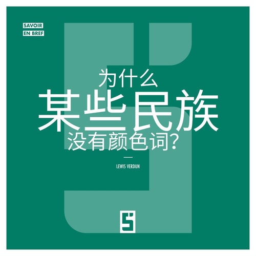 ebook cover of Pourquoi certains peuples n'ont pas de mots pour les couleurs ? (version chinois mandarin), by Lewis Verdun