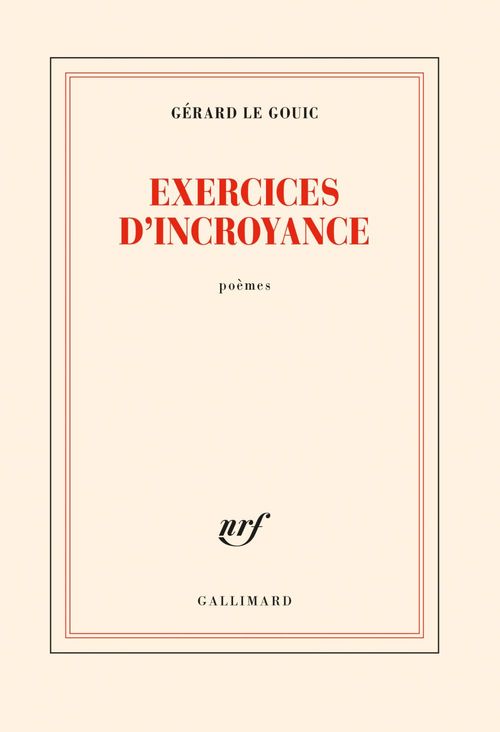 ebook cover of Exercices d'incroyance, by Gérard Le Gouic
