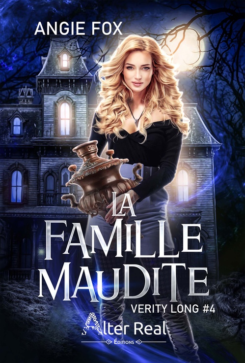 Couverture ebook de La famille maudite, de Angie Fox