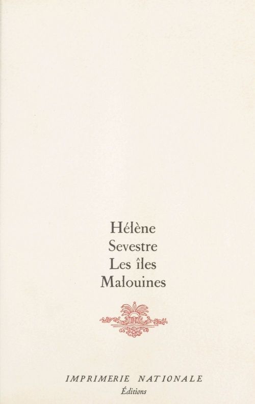 Couverture ebook de Les Îles Malouines, de Sevestre