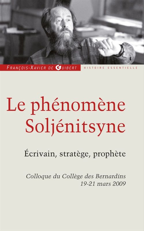 Couverture ebook de Le phénomène Soljénitsyne, de Collectif
