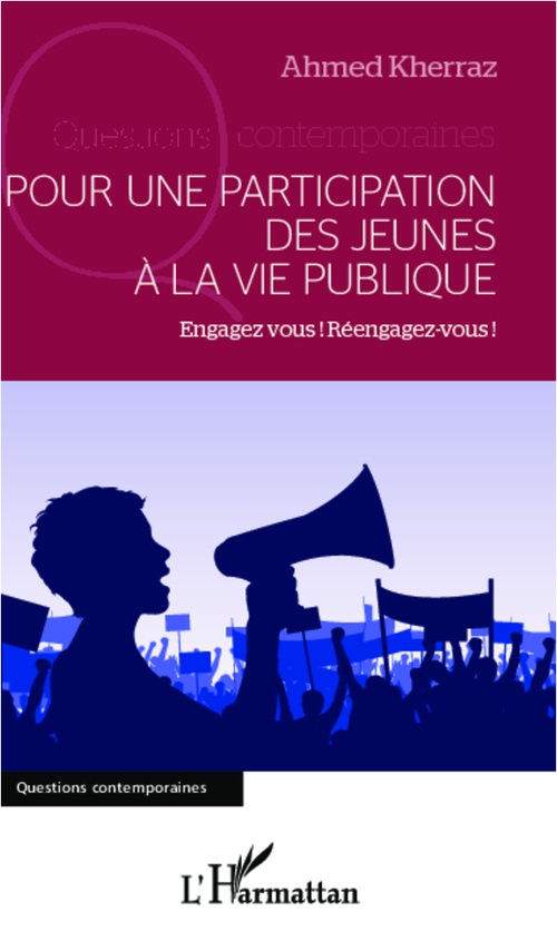 ebook cover of Pour une participation des jeunes à la vie publique, by Ahmed Kherraz