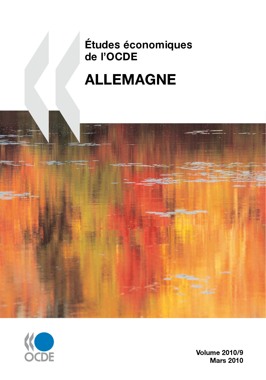Couverture ebook de Études économiques de l'OCDE : Allemagne 2010, de Collectif