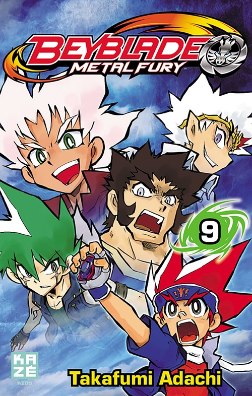 Couverture ebook de Beyblade Metal Fury T09, de Takafumi Adachi