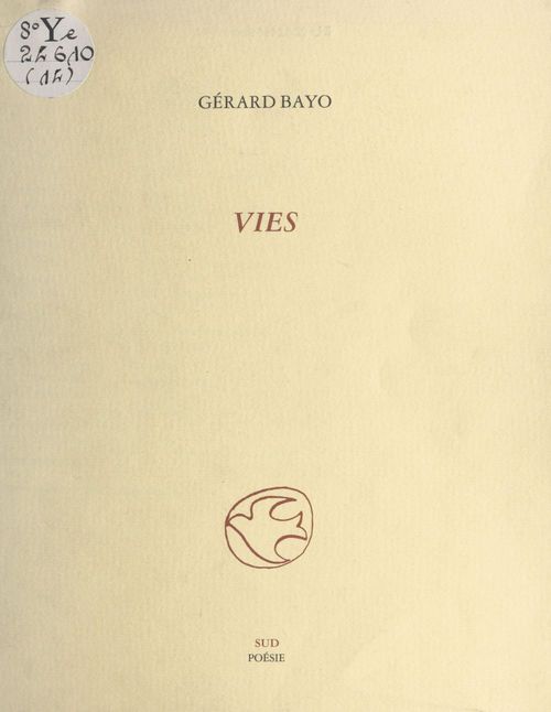 Couverture ebook de Vies, de Gerard Bayo