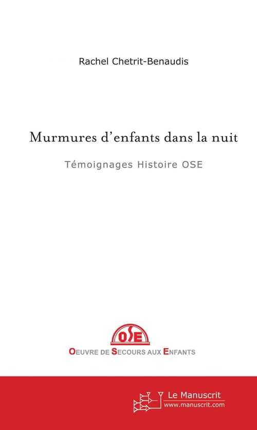 Couverture ebook de Murmures d'enfants dans la nuit, de Rachel Chetrit-benaudis