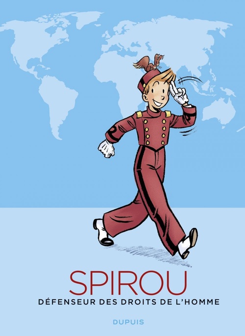 Couverture ebook de Spirou, défenseur des droits de l'homme, de Collectif