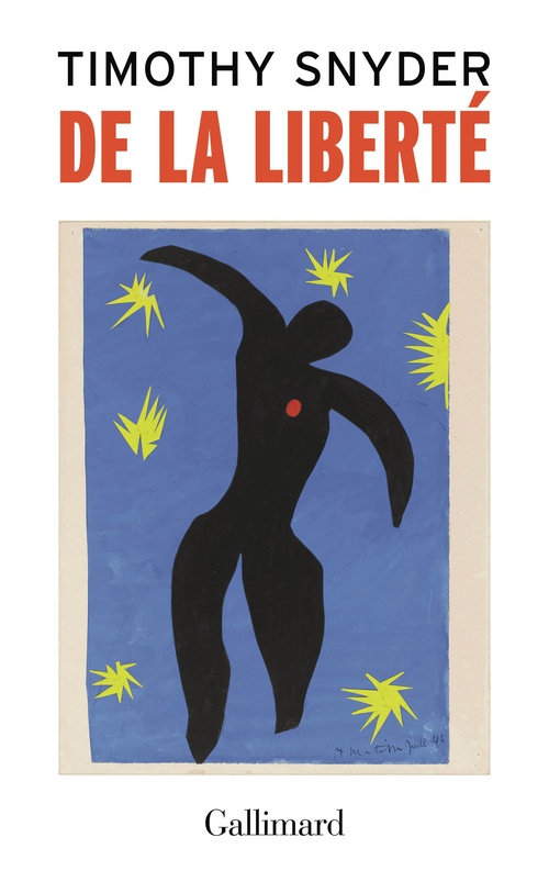 ebook cover of De la liberté, by Timothy Snyder