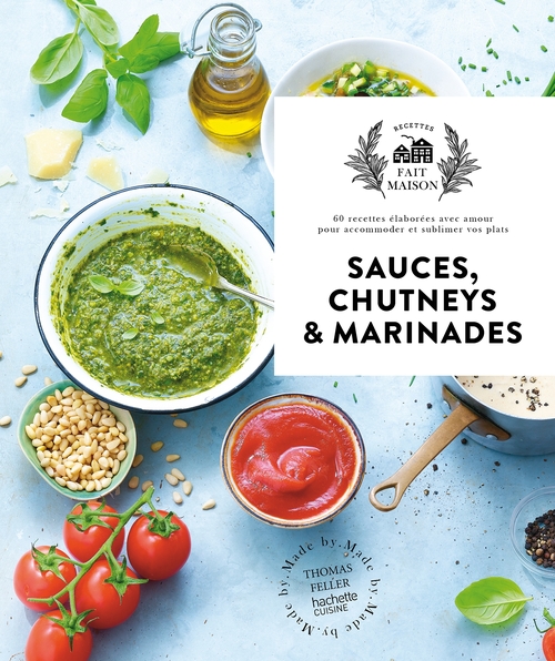 Couverture ebook de Sauces, chutneys et marinades, de Aline Princet