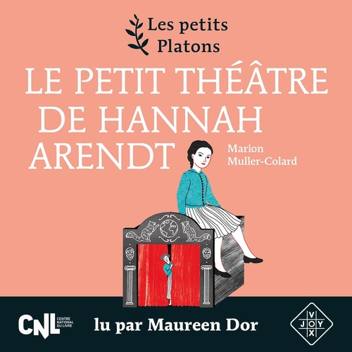 audiobook cover of Le petit théâtre de Hannah Arendt, by Marion Muller-Colard