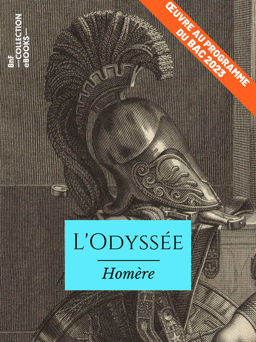 Couverture ebook de L'Odyssée, de Homère