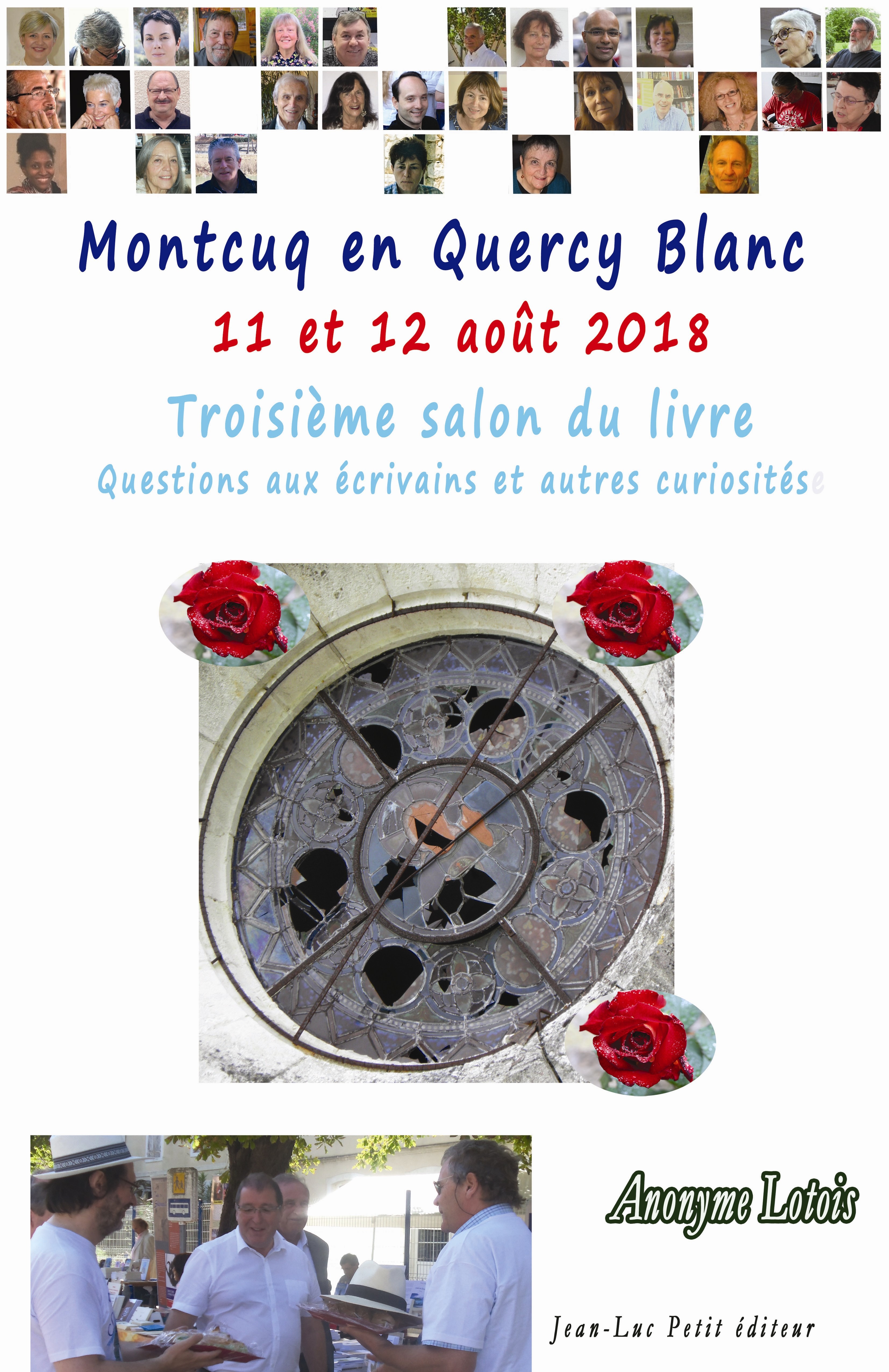 ebook cover of Montcuq en Quercy Blanc 11 et 12 août 2018, by Anonyme Lotois