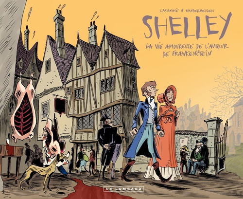 ebook cover of Romantica - Tome 1 - Percy et Mary Shelley - La vie amoureuse de l'auteur de Frankenstein, by Daniel Casanave, David Vandermeulen