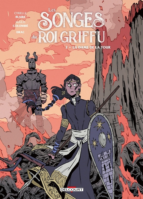 Couverture ebook de Les Songes du roi griffu T02 - La dame de la tour, de Cyrielle Blaire