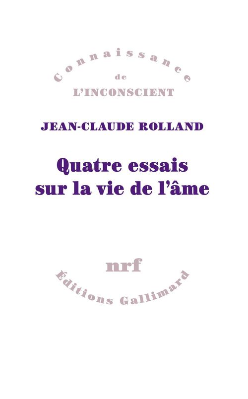 Couverture ebook de Quatre essais sur la vie de l´âme, de Jean-Claude Rolland