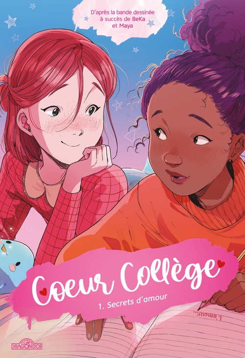 Couverture ebook de Coeur Collège - Tome 1 Secrets d'amour, de BeKa, Maya