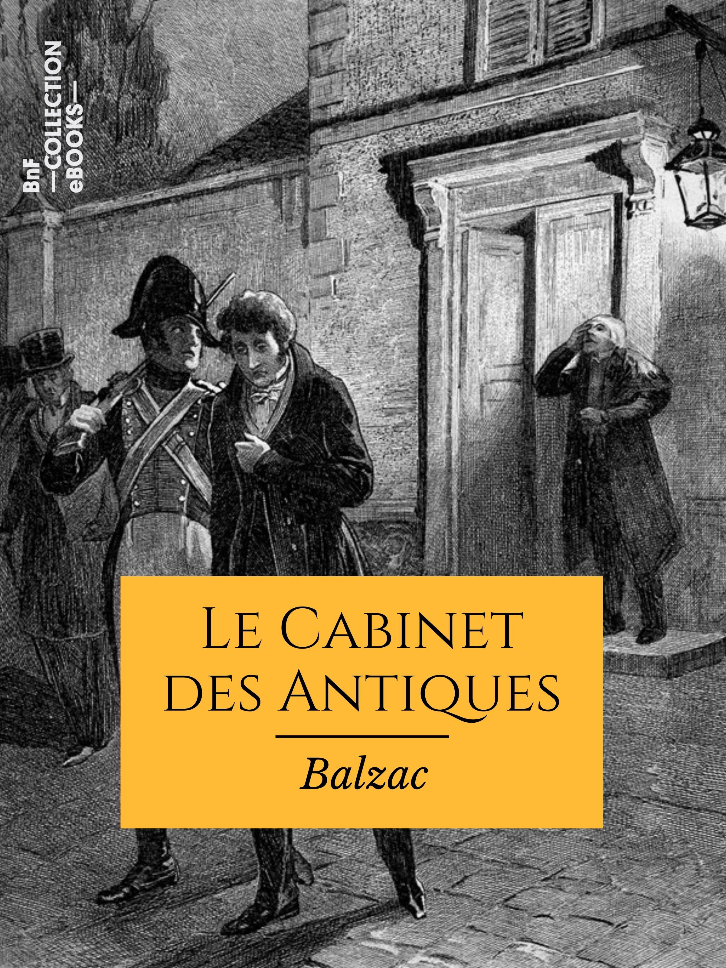 Couverture ebook de Le Cabinet des Antiques, de Honore De Balzac