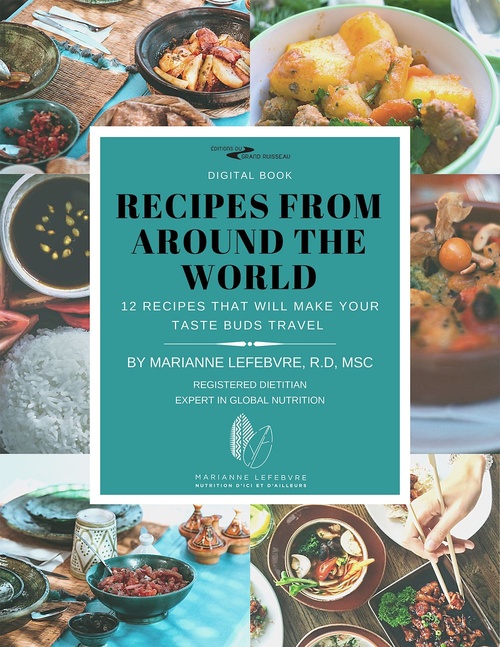 ebook cover of Recipes from around the world, by Marianne Lefebvre