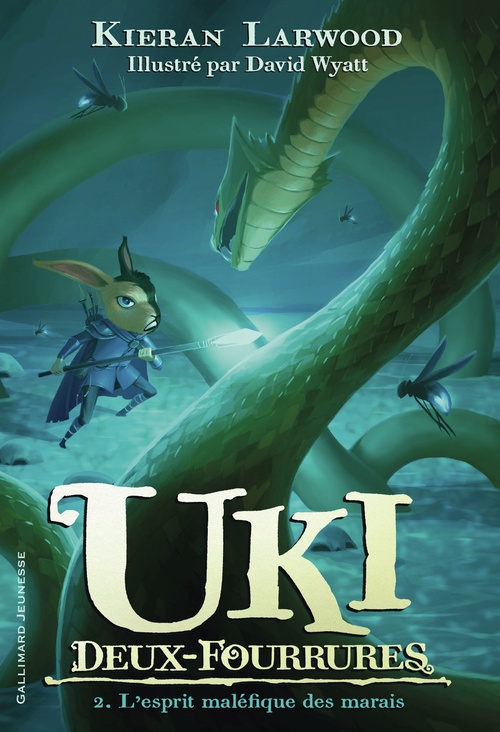 Couverture ebook de Uki Deux-Fourrures (Tome 2) - L'esprit maléfique des marais, de Kieran Larwood
