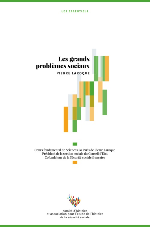 Couverture ebook de Les grands problèmes sociaux, de Pierre Laroque