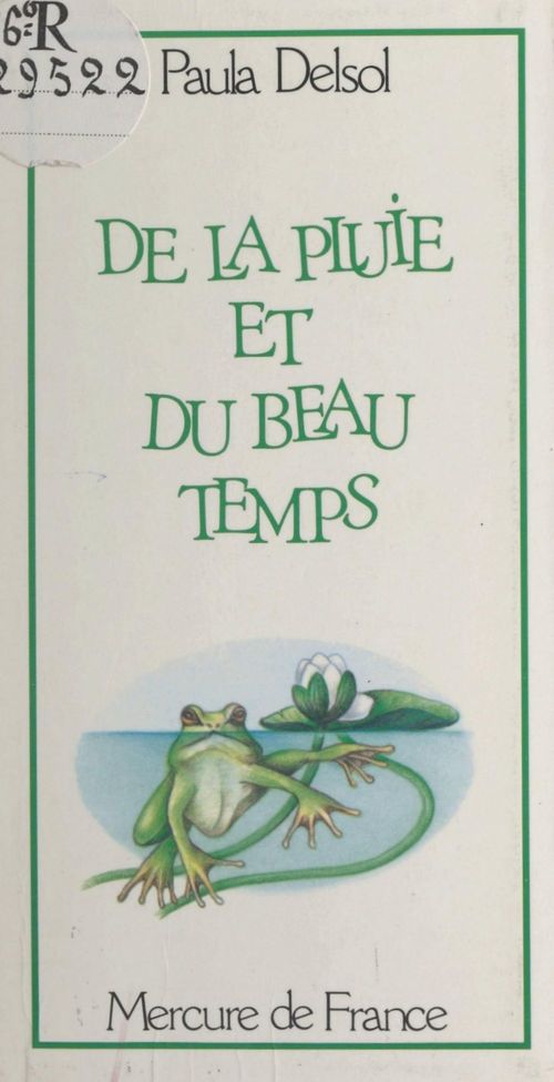 ebook cover of De la pluie et du beau temps, by Paula Delsol