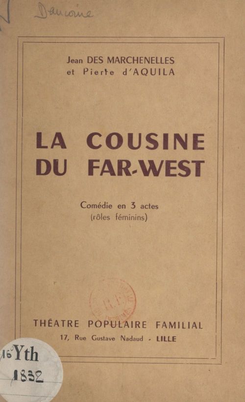 ebook cover of La cousine du Far-West, by Pierre D'Aquila, Jean Des Marchenelles