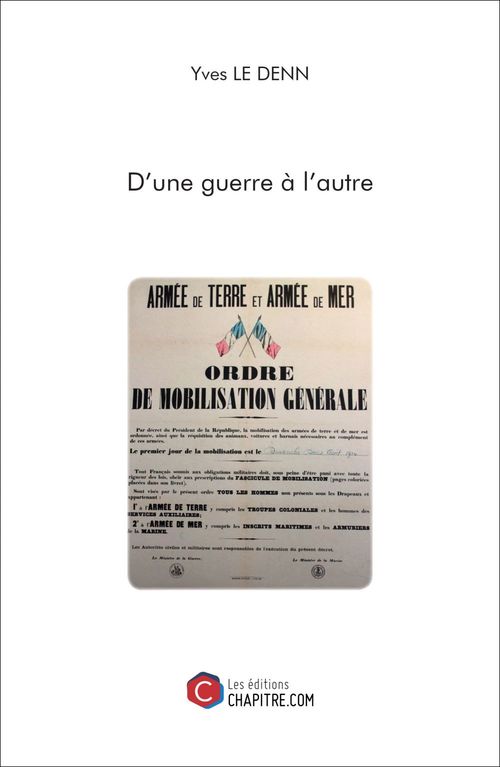 ebook cover of D'une guerre à l'autre, by Yves Le denn