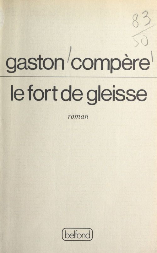 Couverture ebook de Le Fort de Gleisse, de Gaston Compère