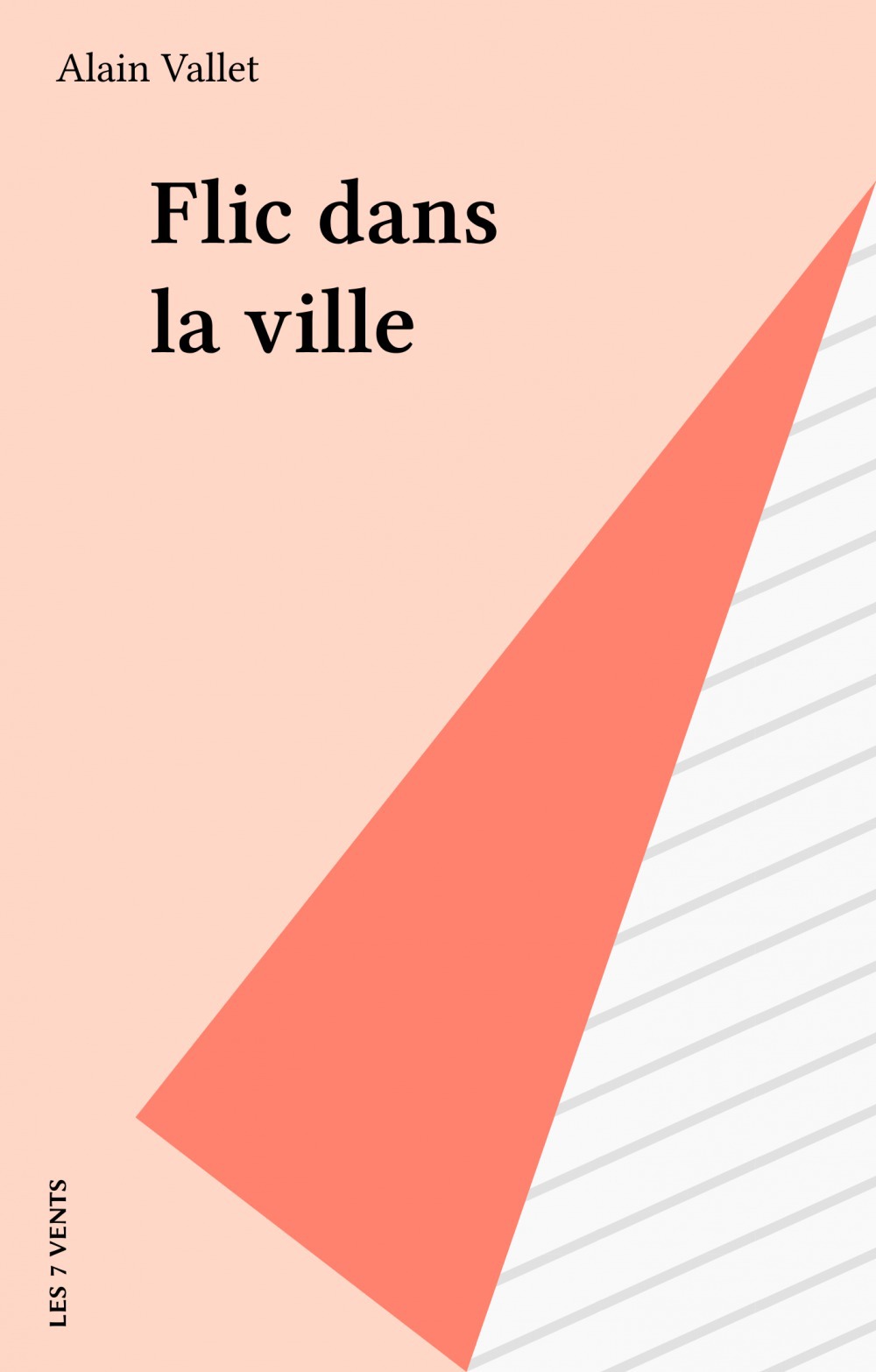 Couverture ebook de Flic dans la ville, de Vallet