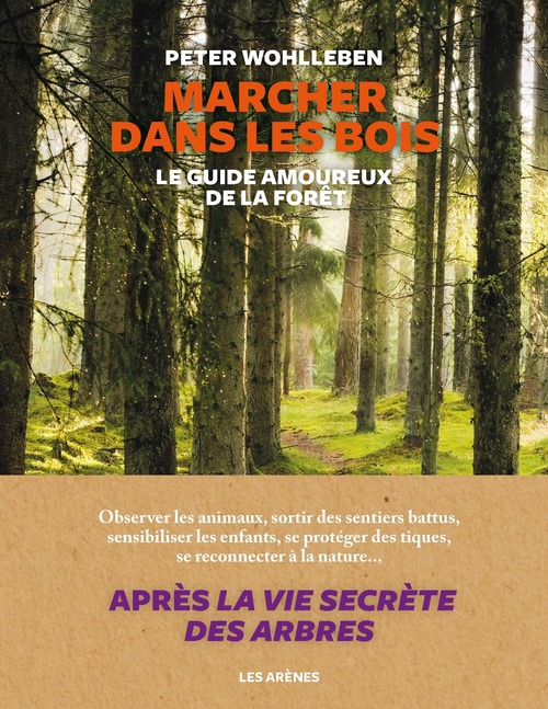 ebook cover of Marcher dans les bois, by Peter Wohlleben