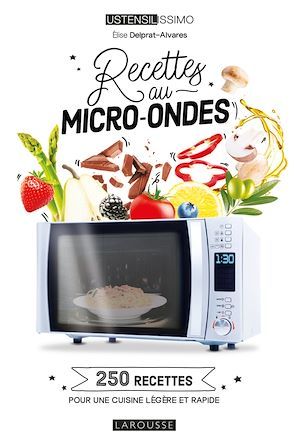 Couverture ebook de Cuisiner au micro-ondes, de Elise Delprat-alvarès