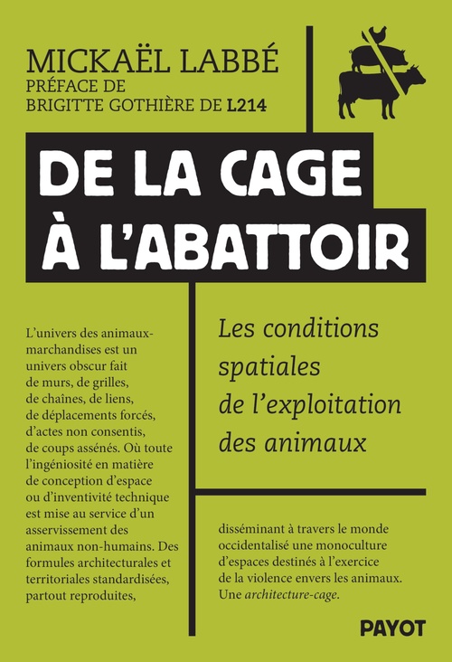 Couverture ebook de De la cage à l'abattoir, de Mickaël Labbé
