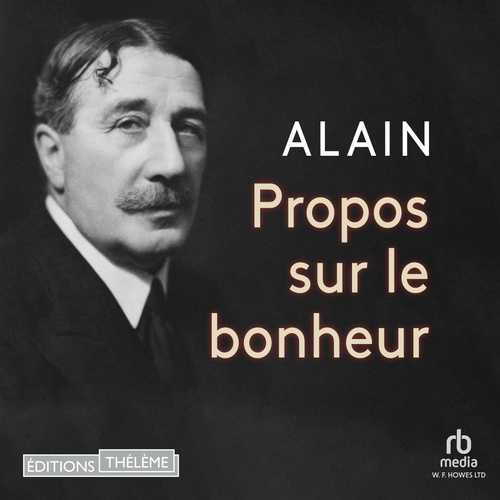 Couverture audiobook de Propos sur le bonheur, de Alain
