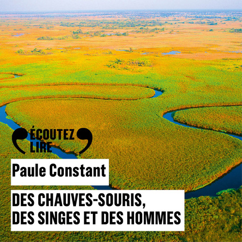Couverture audiobook de Des chauves-souris, des singes et des hommes, de Paule Constant