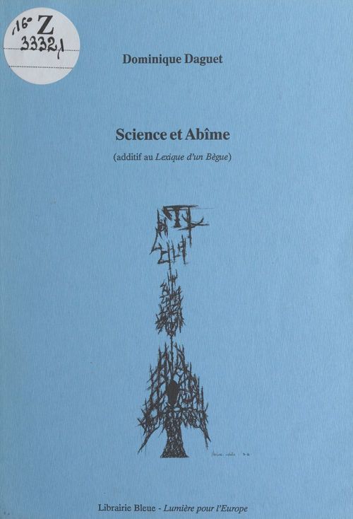 Couverture ebook de Science et abîme, de Dominique Daguet
